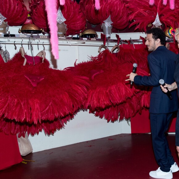 Exclusif - Vincent Dedienne et Muriel Robin - Backstage de l'émission "Tous au Moulin Rouge pour le sidaction" au Moulin Rouge à Paris le 20 mars 2017. © Cyril Moreau - Dominique Jacovides / Bestimage
