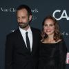 Natalie Portman et son mari Benjamin Millepied - Les célébrités arrivent à la soirée "Dance Project Gala" à Los Angeles le 7 octobre 2017.