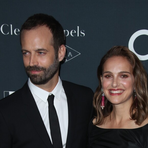 Natalie Portman et son mari Benjamin Millepied - Les célébrités arrivent à la soirée "Dance Project Gala" à Los Angeles le 7 octobre 2017.