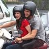 Exclusif - Emma Roberts et Hayden Christensen sur le tournage de "Little Italy" à Toronto au Canada le 30 mai 2017.