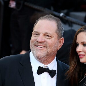 Harvey Weinstein et sa femme Georgina Chapman - Montée des marches du film "The Little Prince" (Le Petit Prince) lors du 68e Festival International du Film de Cannes, à Cannes le 22 mai 2015.