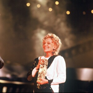 Jeanne Moreau lors des César 1987
