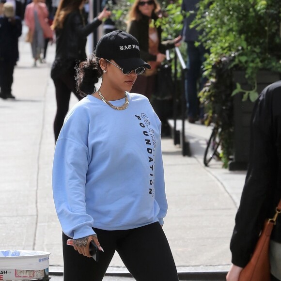 Rihanna à New York, le 12 octobre 2017.