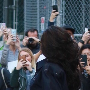 Rihanna a participé à la journée "Forces of Fashion" organisée par Vogue aux Milk Studios. New York, le 12 octobre 2017.