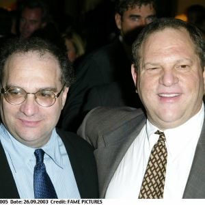 Bob et Harvey Weinstein au 29e Dîner des Champions à Century City le 26 septembre 2003