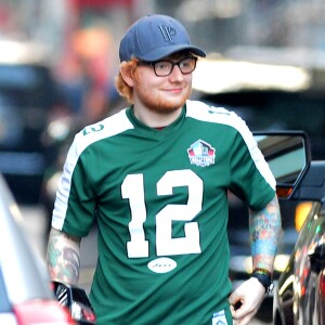 Exclusif - Ed Sheeran se promène à New York le 24 septembre 2017.