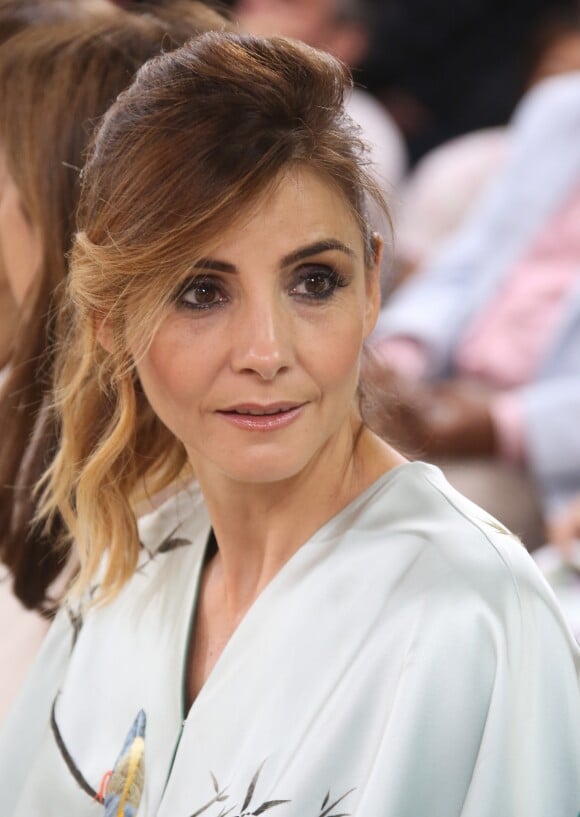 Clotilde Courau - People au défilé de mode Haute-Couture automne-hiver 2017/2018 "Lan Yu" à l'hôtel Intercontinental à Paris, le 5 juillet 2017. © Denis Guignebourg / Bestimage