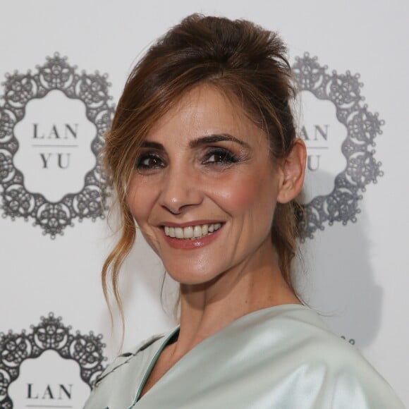 Clotilde Courau - People au défilé de mode Haute-Couture automne-hiver 2017/2018 "Lan Yu" à l'hôtel Intercontinental à Paris, le 5 juillet 2017. © Denis Guignebourg / Bestimage