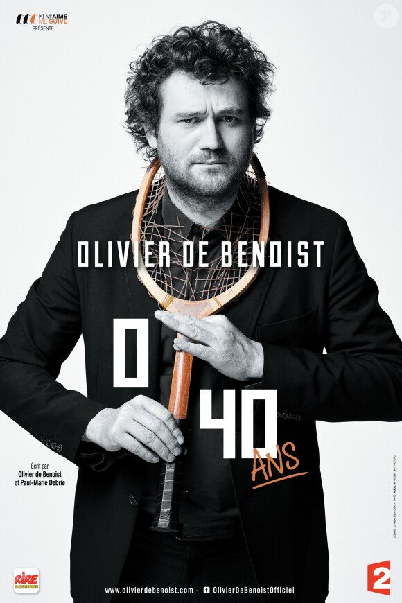 Olivier de Benoist en tournée avec son one-man show "0/40 ans" et du 9 au 11 février 2017 aux Folies Bergère.