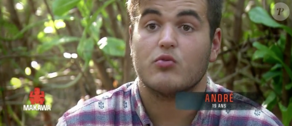 André - "Koh-Lanta Fidji" sur TF1, le 20 octobre 2017.