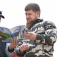 Le président de la République de Tchétchénie Ramzan Kadyrov lors de la 2017 Kezenoy-am Cup Regatta en Tchétchénie, Russia, le 8 juillet 2017.