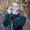 Jul (album de musiques urbaines) lors de la 32ème cérémonie des "Victoires de la Musique" au Zénith de Paris, le 10 février 2017. © Guirec Coadic/Bestimage