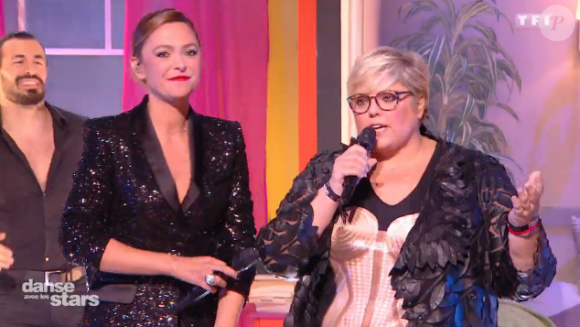 Sandrine Quétier et Laurence Boccolini - "Danse avec les stars 8" sur TF1. Le 28 octobre 2017.