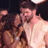 Hapsatou Sy éliminée de "Danse avec les stars 8" sur TF1. Le 28 octobre 2017.