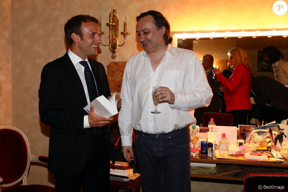 Qui Est Le Compagnon De Michel Fau Exclusif - Le président de la République française Emmanuel Macron et