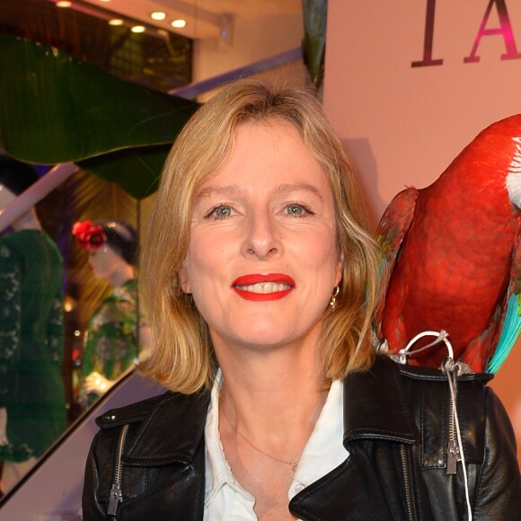 Semi-Exclusif - Karin Viard lors de la réouverture de la boutique "Tara Jarmon" sur les Champs Elysées à Paris, France, le 16 mars 2017. © Coadic Guirec/Bestimage