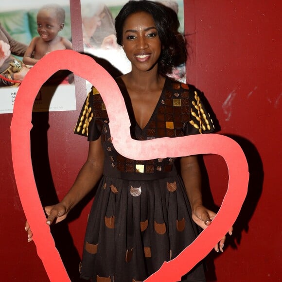 Hapsatou Sy - Soirée inaugurale du 23ème Salon du Chocolat en faveur de l'association Mécénat Chirurgie Cardiaque à Paris. Le 27 octobre 2017 © Perusseau - Veeren / Bestimage