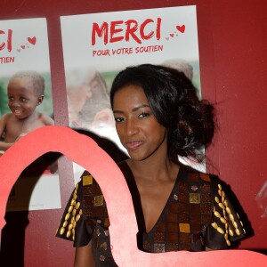 Hapsatou Sy - Soirée inaugurale du 23ème Salon du Chocolat en faveur de l'association Mécénat Chirurgie Cardiaque à Paris. Le 27 octobre 2017 © Perusseau - Veeren / Bestimage