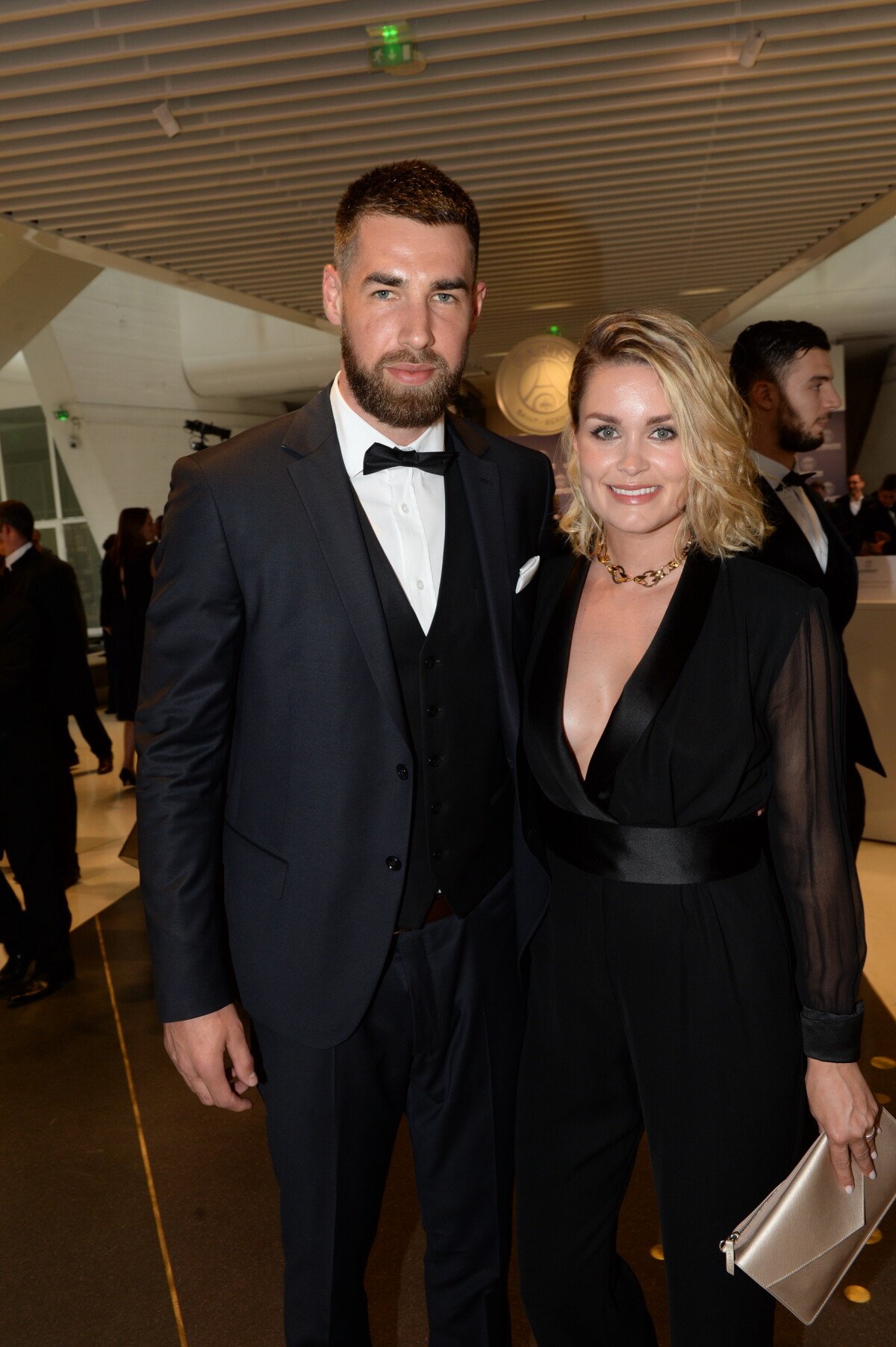 Photo Exclusif Luka Karabatic Et Sa Compagne Jeny Priez Enceinte D Ner De Gala Au Profit