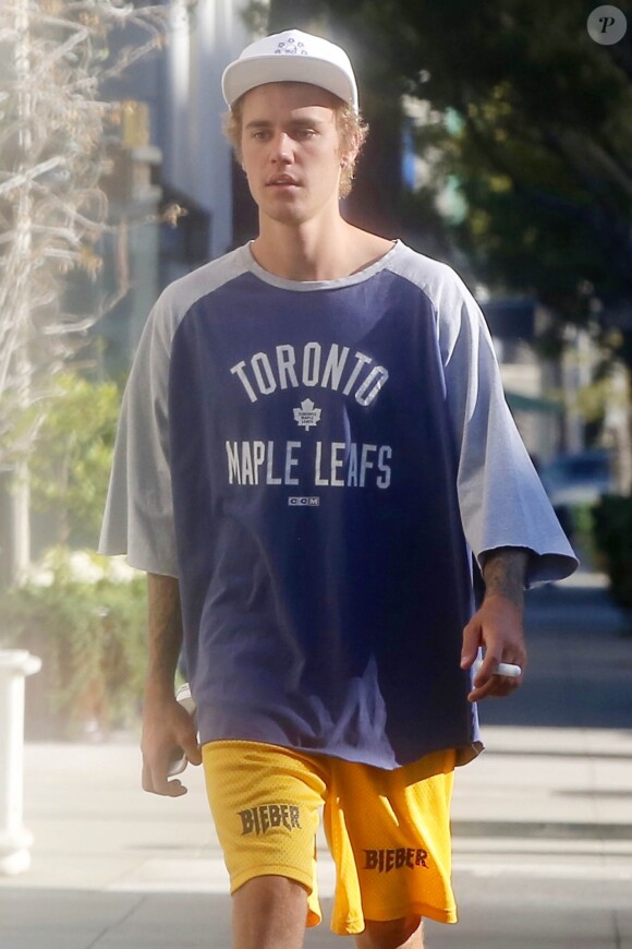 Justin Bieber à Los Angeles le 26 octobre 2017