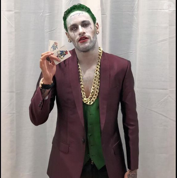 Neymar Jr. dans la peau du Joker pour Halloween 2017.