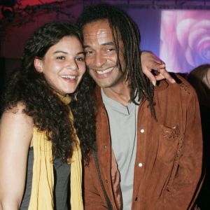 Yelena Noah et son papa Yannick - Générale du spectacle "Saltimbanco" du Cirque du soleil à Boulogne-Billancourt, le 7 mai 2005.