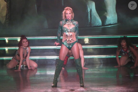 Britney Spears en concert au Planet Hollywood à Las Vegas, le 24 février 2016.