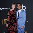 Kumail Nanjiani et sa femme Emily Gordon à la 21e soirée annuelle des Hollywood Film Awards à Los Angeles, le 5 novembre 2017. © Chris Delmas/Bestimage