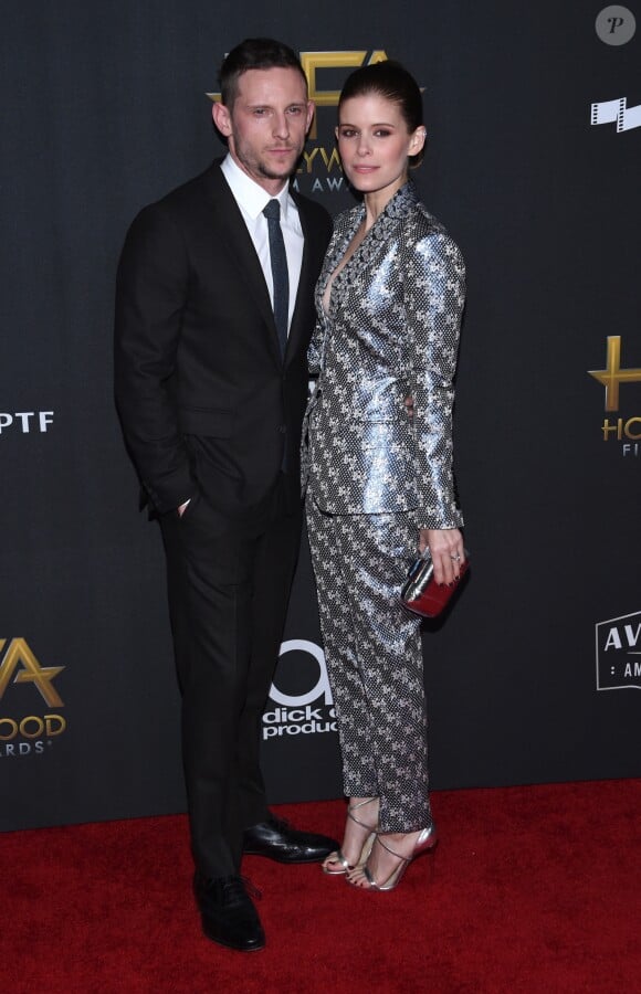 Kate Mara et son mari Jamie Bell à la 21e soirée annuelle des Hollywood Film Awards à Los Angeles, le 5 novembre 2017.  © Chris Delmas/Bestimage