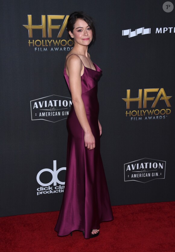 Tatiana Maslany à la 21e soirée annuelle des Hollywood Film Awards à Los Angeles, le 5 novembre 2017.  © Chris Delmas/Bestimage