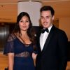 Louis Ducruet et sa compagne Marie lors de la 15e édition du Golden Foot Hublot Award, remis à Iker Casillas le 7 novembre 2017 à l'hôtel Mériden à Monaco. © Bruno Bebert/Bestimage
