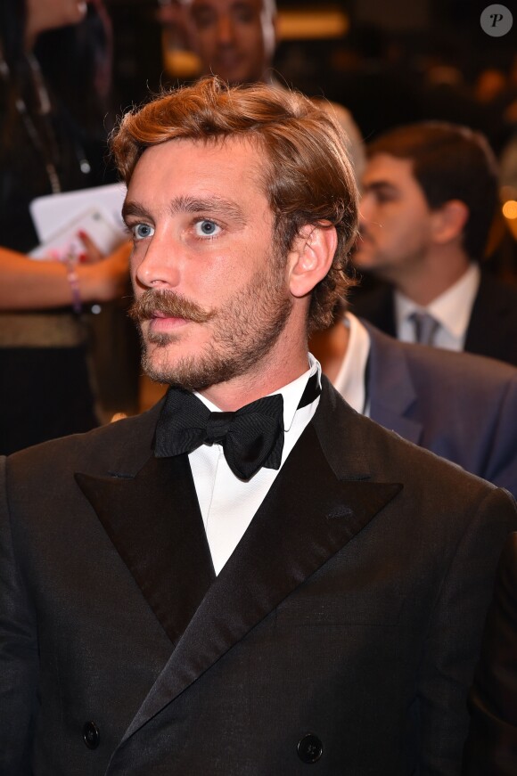 Pierre Casiraghi (et sa belle moustache) lors de la 15e édition du Golden Foot Hublot Award, remis à Iker Casillas le 7 novembre 2017 à l'hôtel Mériden à Monaco. © Bruno Bebert/Bestimage