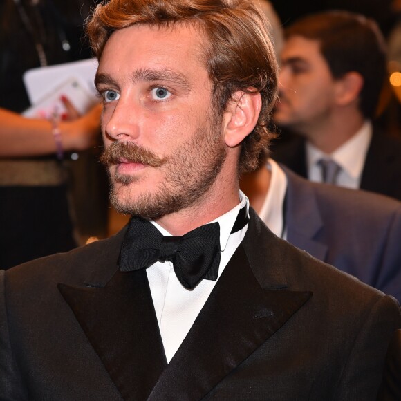 Pierre Casiraghi (et sa belle moustache) lors de la 15e édition du Golden Foot Hublot Award, remis à Iker Casillas le 7 novembre 2017 à l'hôtel Mériden à Monaco. © Bruno Bebert/Bestimage