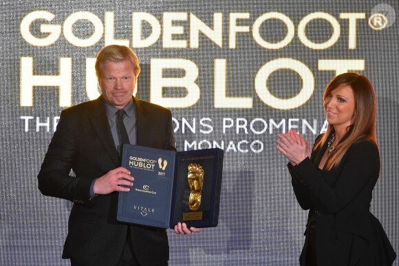 Oliver Kahn lors de la 15e édition du Golden Foot Hublot Award, remis à Iker Casillas le 7 novembre 2017 à l'hôtel Mériden à Monaco. © Bruno Bebert/Bestimage