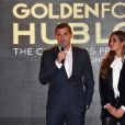 Iker Casillas a reçu le Golden Foot Award 2017 en présence de sa femme Sara Carbonero le 7 novembre 2017 à l'hôtel Méridien à Monaco. © Bruno Bebert/Bestimage