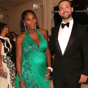 Alexis Ohanian et sa fiancée Serena Williams enceinte - Les célébrités arrivent au MET 2017 Costume Institute Gala sur le thème de "Rei Kawakubo/Comme des Garçons: Art Of The In-Between" à New York le 1er mai 2017. © Sonia Moskowitz/Globe