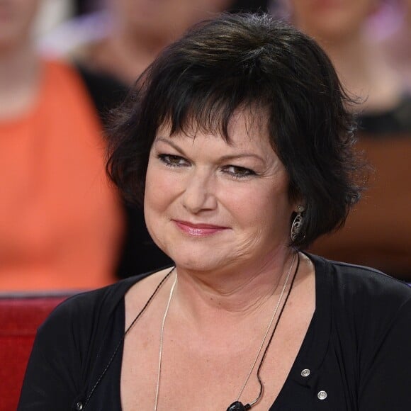 Maurane - Enregistrement de l'émission "Vivement Dimanche" à Paris le 25 février 2015.