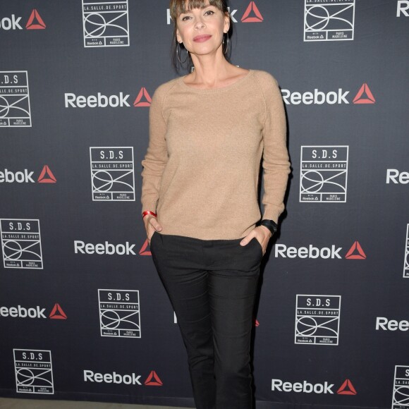 Mathilda May à l'inauguration du complexe sportif "La.Salle.De.Sport with Reebok" (S.D.S), boulevard de la Madeleine, à Paris, France, le 16 novembre 2017. © Coadic Guirec/Bestimage