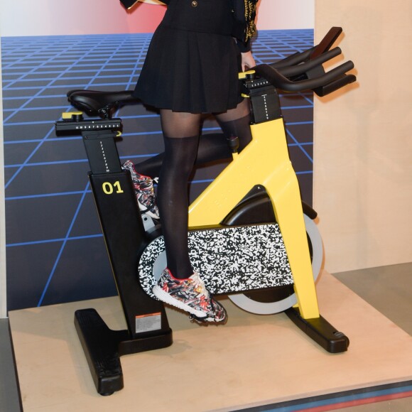 Laury Thilleman à l'inauguration du complexe sportif "La.Salle.De.Sport with Reebok" (S.D.S), boulevard de la Madeleine, à Paris, France, le 16 novembre 2017. © Coadic Guirec/Bestimage