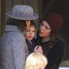 La princesse Caroline de Hanovre, Charlotte Casiraghi, son fils Raphaël Elmaleh, Sacha Casiraghi - La famille princière de Monaco au balcon du palais lors de la fête nationale monégasque, à Monaco, le 19 novembre 2017. © Dominique Jacovides/Bestiumage