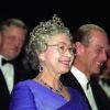 La reine Elizabeth II et le duc d'Edimbourg en octobre 1992 lors des célébrations du 40e anniversaire de l'avènement de la souveraine sur le trône.