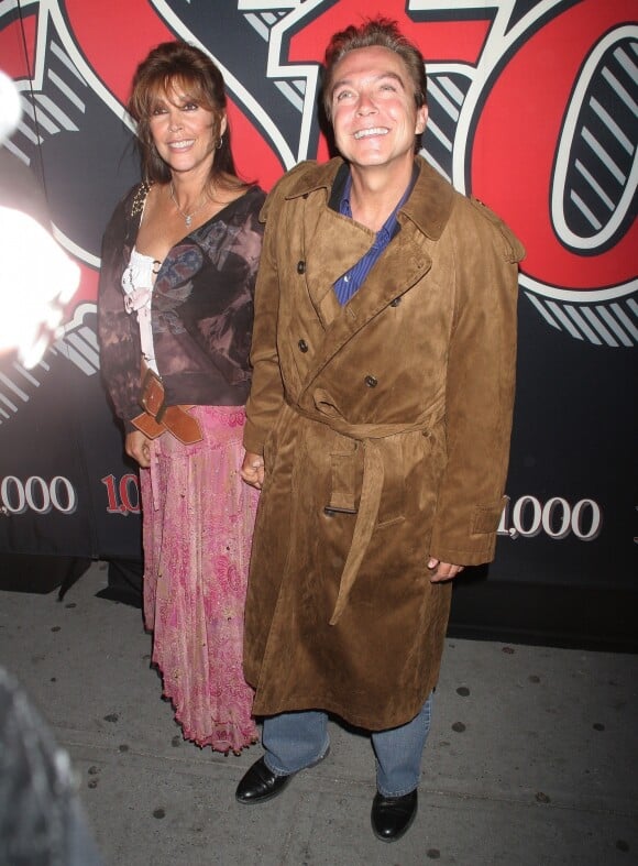 David Cassidy et sa femme Sue Shifrin lors de la soirée ' The Rolling Stone 1000th Issue' à New York, le 4 mai 2006.