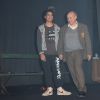 Eddy Moniot et Michel Jonasz lors de la générale de la pièce "Les fantômes de la rue papillon" au théâtre de la Bruyère à Paris, le 23 novembre 2017. © Guirec Coadic/Bestimage