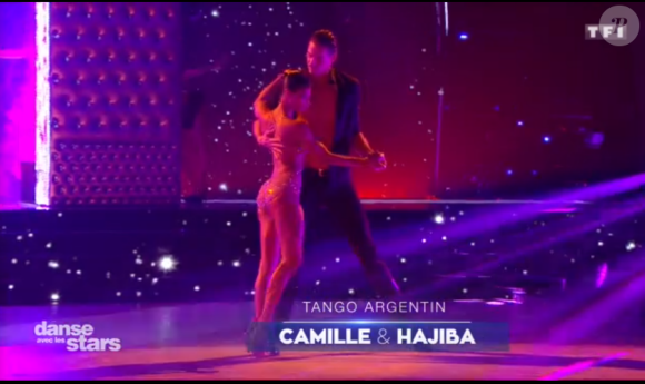 Camille Lacourt et Hajiba Fahmy - prime de "Danse avec les stars 8", samedi 25 novembre 2017, TF1