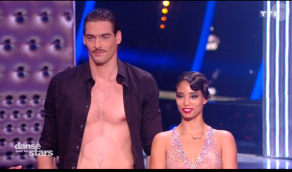 Camille Lacourt et Hajiba Fahmy - prime de "Danse avec les stars 8", samedi 25 novembre 2017, TF1