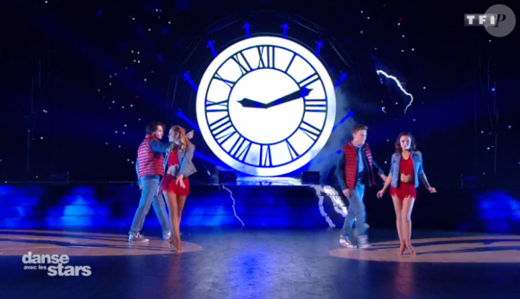 Joy Esther, Anthony Colette, Lenni-Kim et Marie Denigot - prime de "Danse avec les stars 8", samedi 25 novembre 2017, TF1