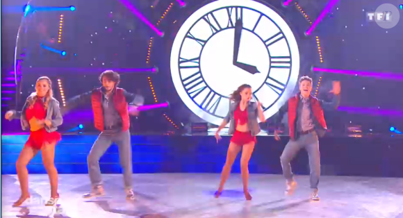 Joy Esther, Anthony Colette, Lenni-Kim et Marie Denigot - prime de "Danse avec les stars 8", samedi 25 novembre 2017, TF1