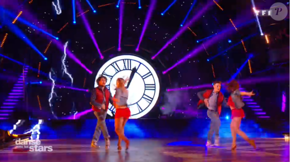 Joy Esther, Anthony Colette, Lenni-Kim et Marie Denigot - prime de "Danse avec les stars 8", samedi 25 novembre 2017, TF1