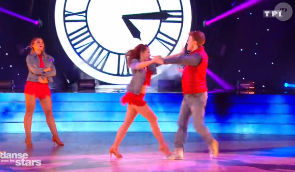 Joy Esther, Anthony Colette, Lenni-Kim et Marie Denigot - prime de "Danse avec les stars 8", samedi 25 novembre 2017, TF1