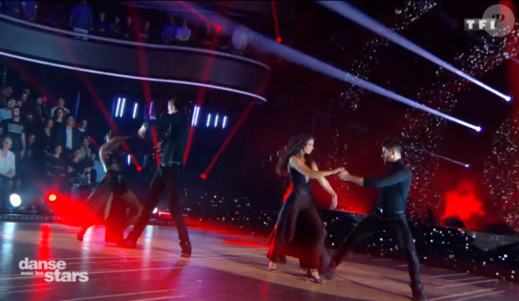 Tatiana Silva, Jordan Mouillerac, Camille Lacourt et Hajiba Fahmy - prime de "Danse avec les stars 8", samedi 25 novembre 2017, TF1